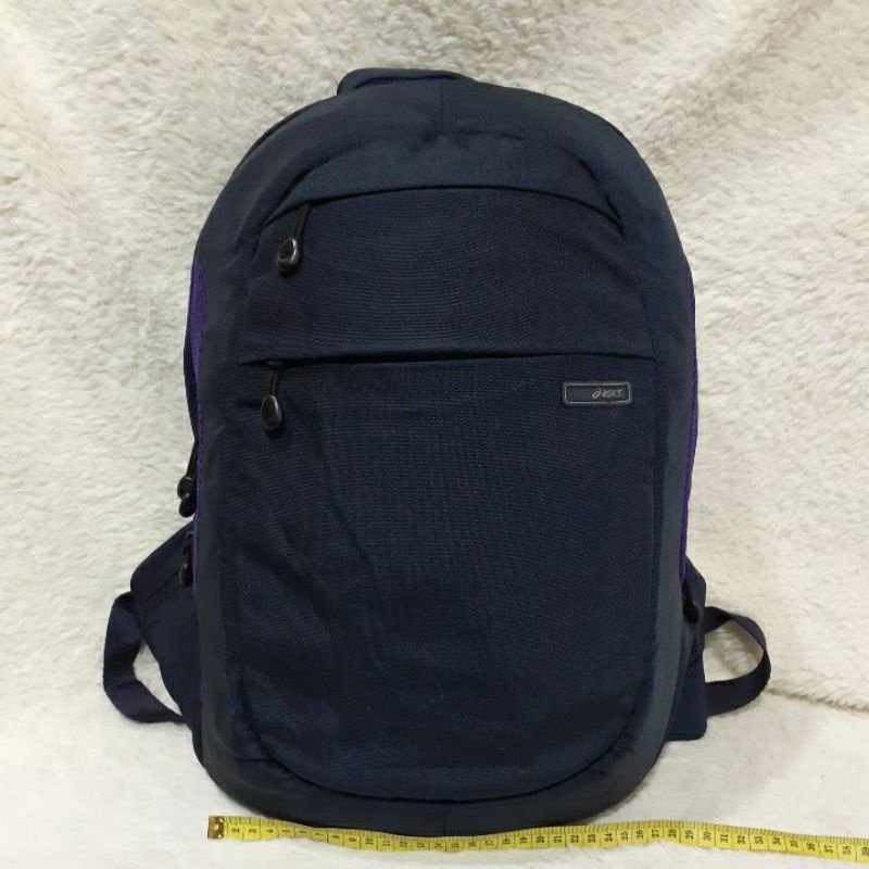 Tas Ransel Second / Preloved / ASICS Biru Navy / Backpack / Bekas