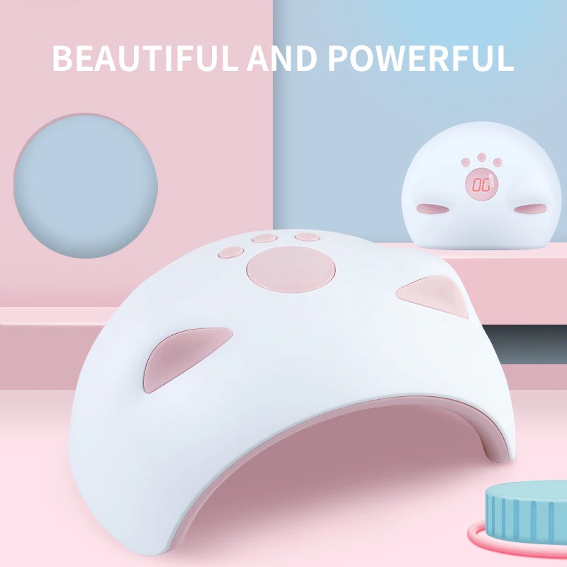 G8B sun pengering kutek kuku uv led nail dryer 60w m4 panas kutek white Or-i