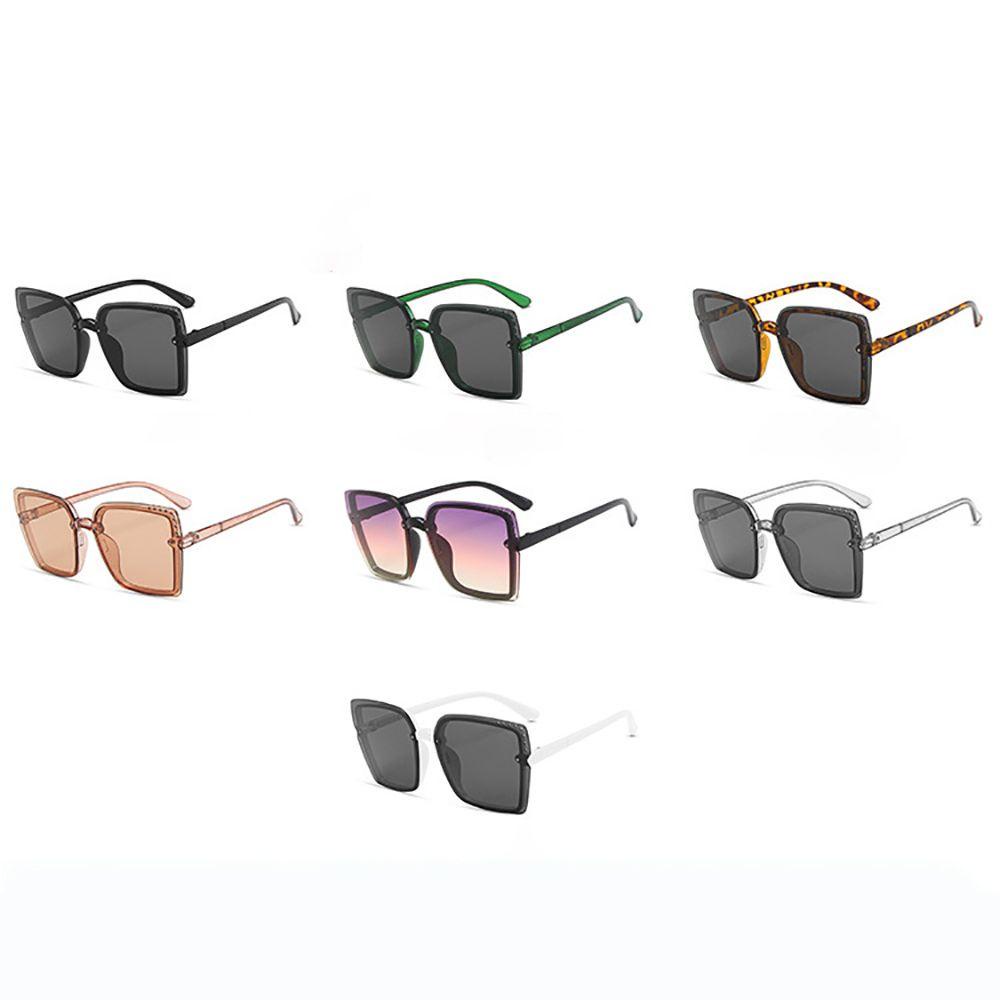 [Elegan] Square Sunglasses Classic Glasses Kacamata Perlindungan Anti Radiasi Pria Kacamata Anti Radiasi Untuk Wanita Sale Frameless Anti Radiasi Kaca Kacamata Wanita Kacamata