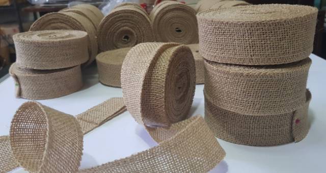 1 ROLL - PITA GONI OBRAS | PITA KAIN GONI KARUNG GONI / HIASAN MAHAR RUSTIC DECOR