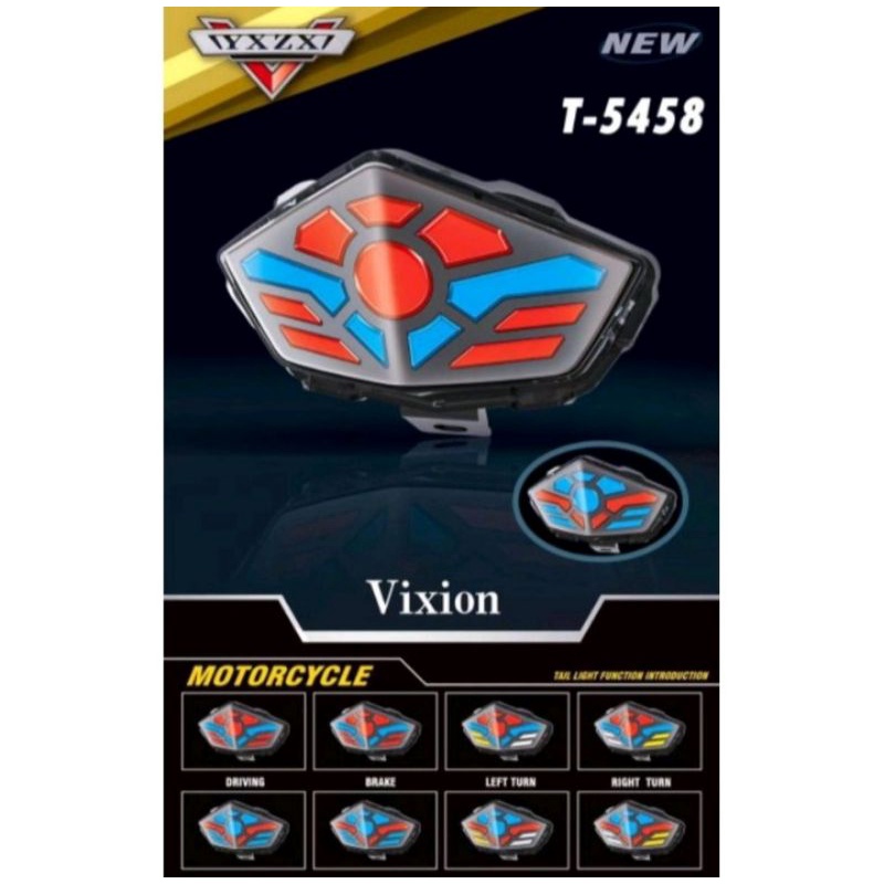 lampu stop VIXION NEW NVL VIXION NVA STOP LAMP 3IN1 vixion new lighting dan VIXION PNP