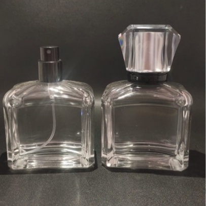 Botol parfum V31656 50ml easypump+Ring+Tutup Crystal perpcs