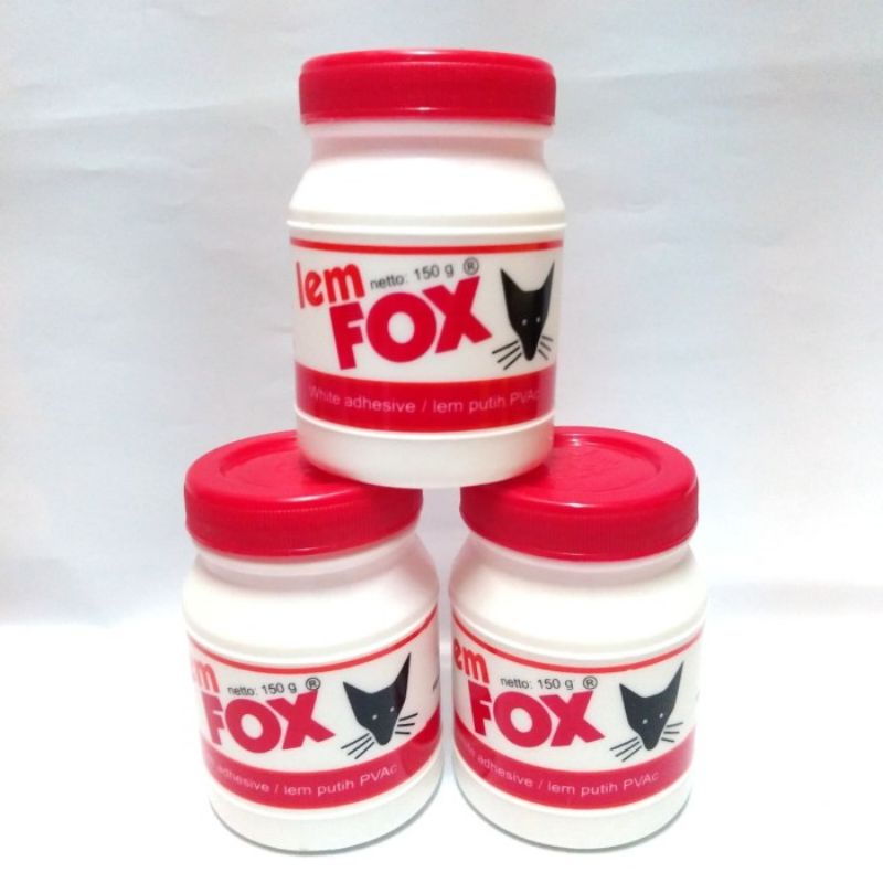 Lem Fox 150 gr Putih / White Adhesive / Lem Serbaguna