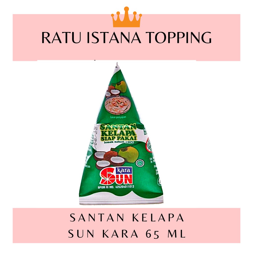 

SANTAN KELAPA INSTANT SUN KARA 65 ML COCONUT EXTRACT SANTEN SASA