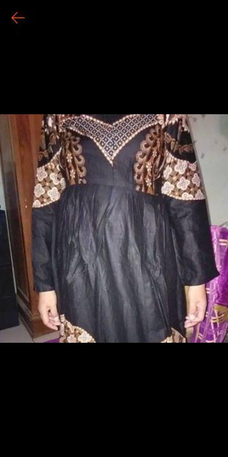 Gamis Batik Syari Modern Kekinian Fatimah