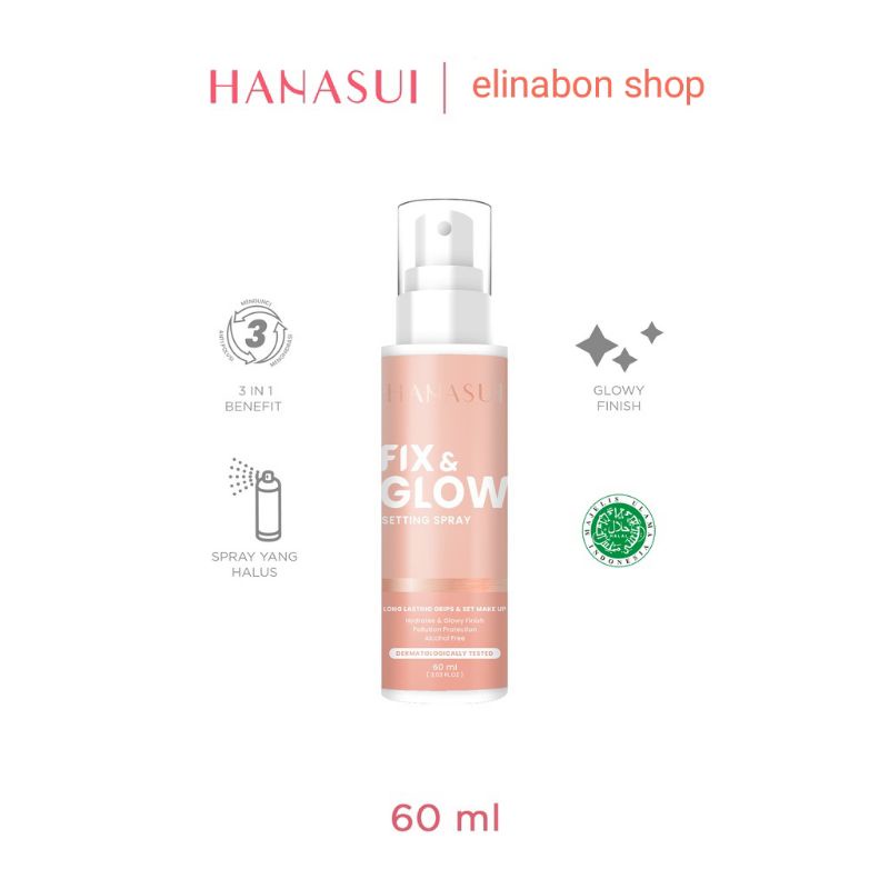 Hanasui Fix &amp; Glow setting spray