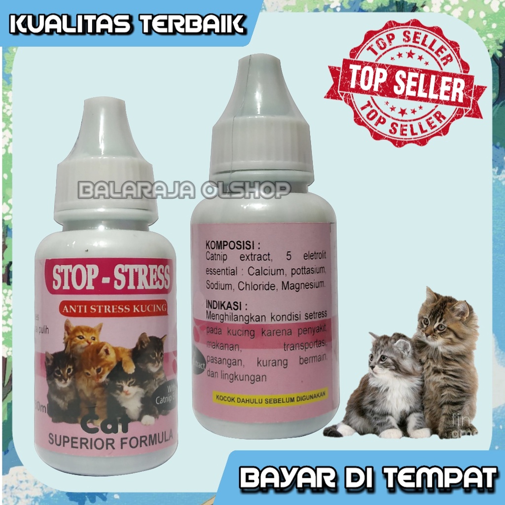 OBAT KUCING STRESS TAKUT GALAK MABUK PERJALANAN - STOP STRESS