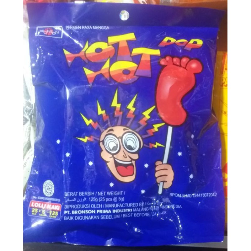 

PERMEN KAKI HOT HOT POP 125g