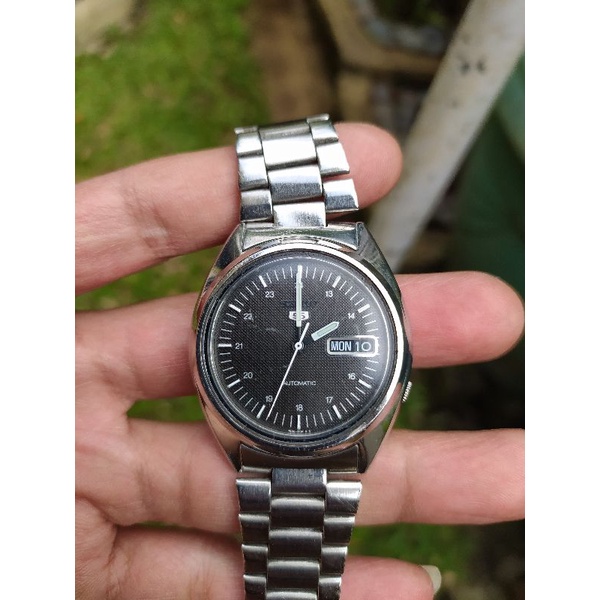 seiko 5 cal 7s26 automatic military