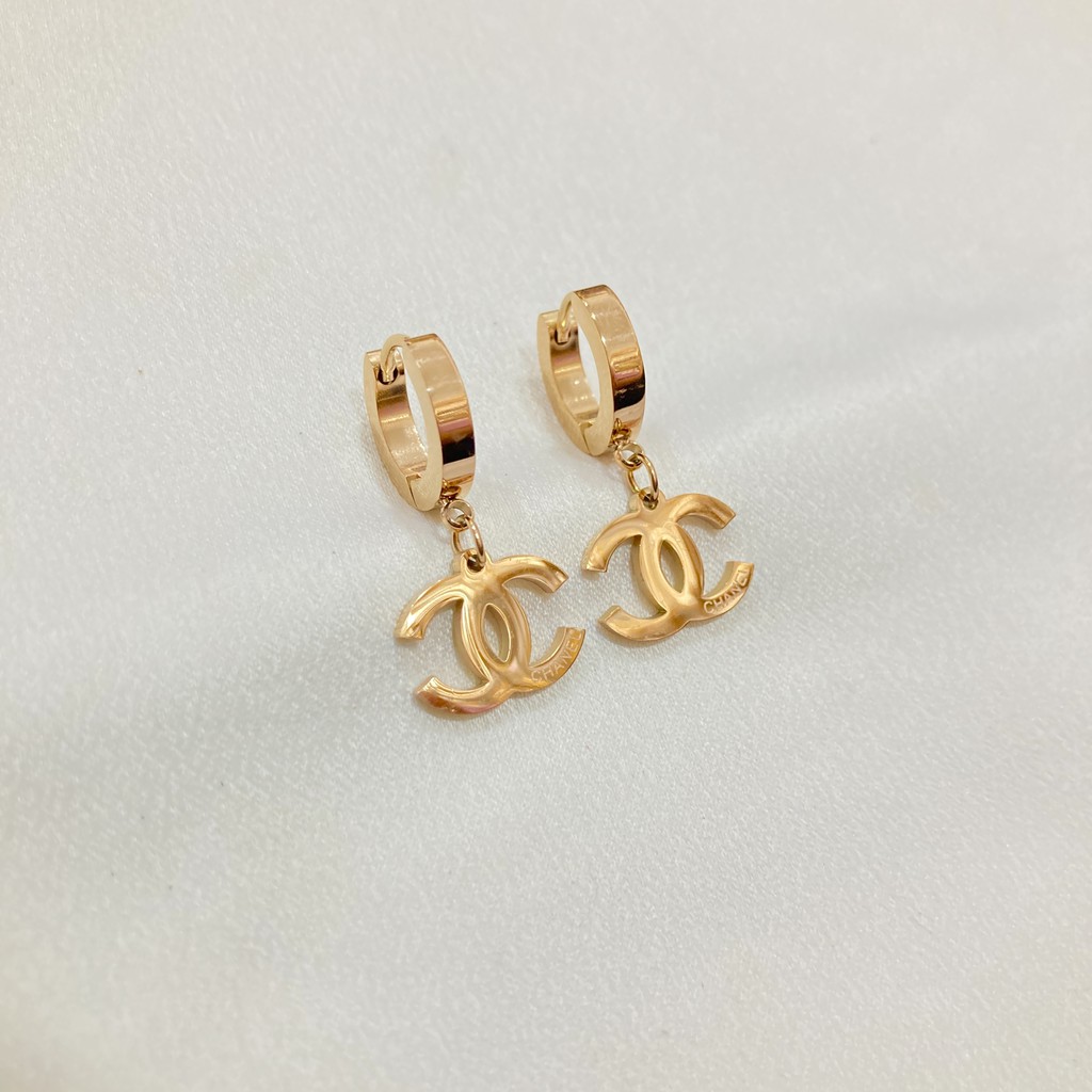 Anting Jepit Titanium Wanita Anti Karat Aksesoris Fashion AT-027