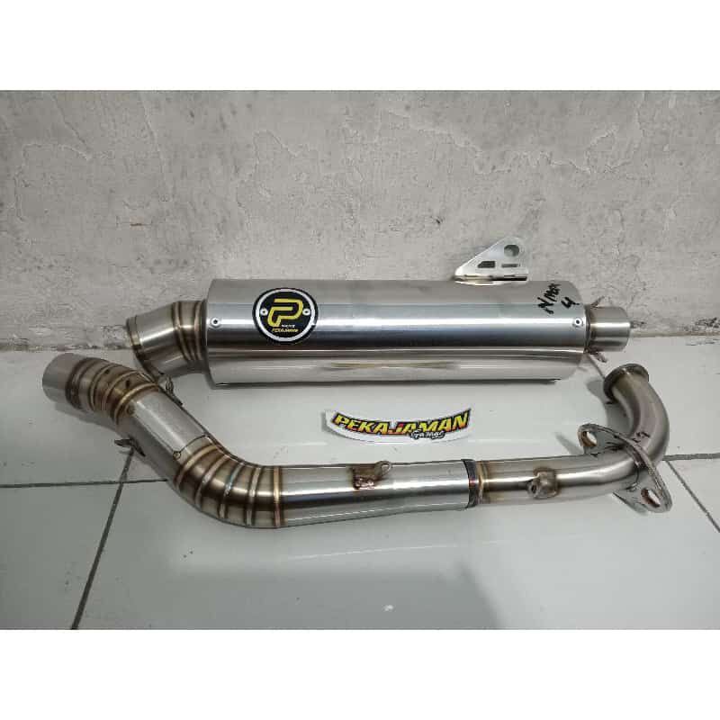 Knalpot Pekajaman Muffer Nmax Old Stainlees Original Racing Jogja