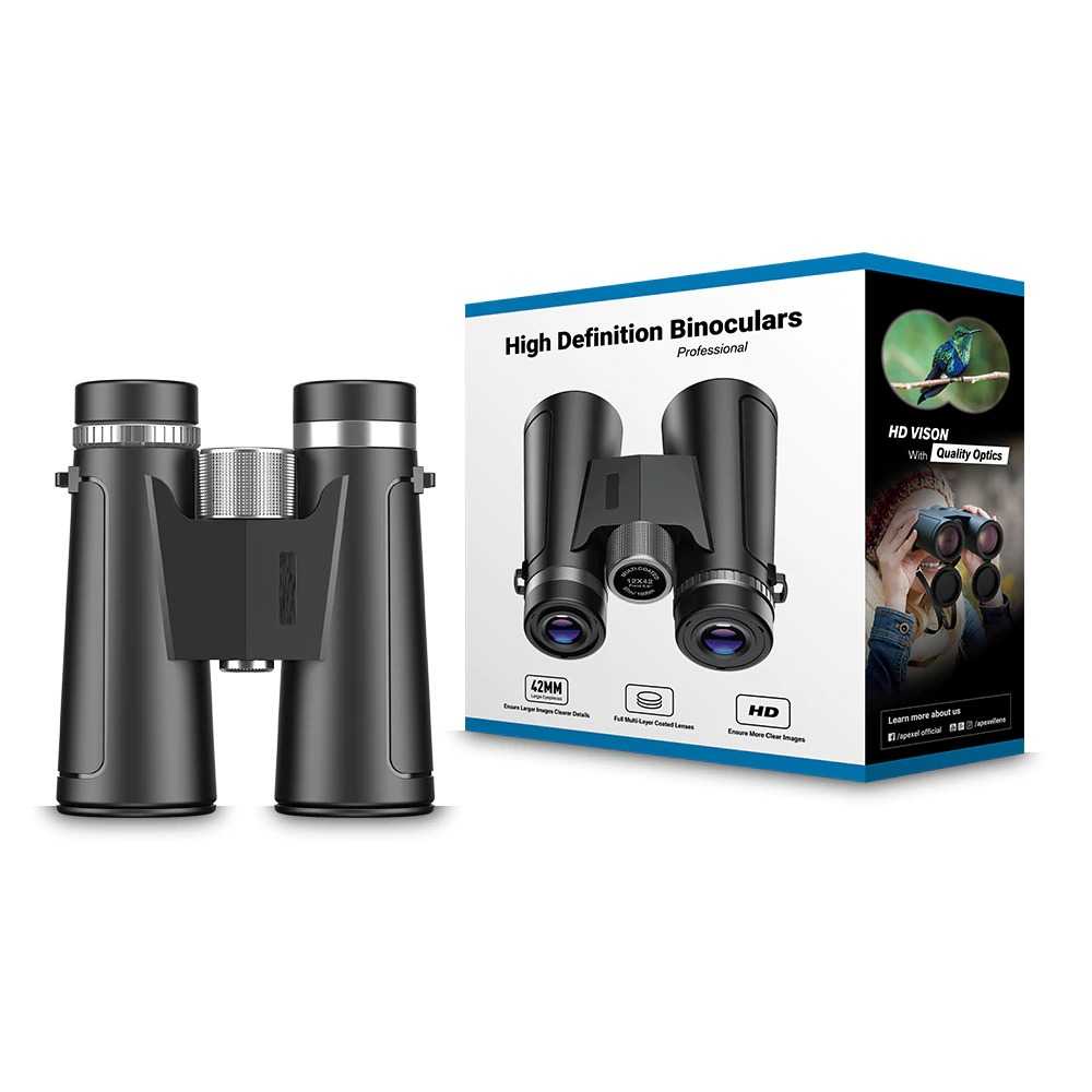 APEXEL Teropong Berburu Binoculars Compact Zoom 12x42 - APL-RB12X42