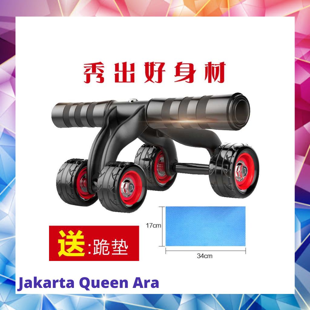 VKTECH Power Wheel Alat Fitness Roller - AD-2016