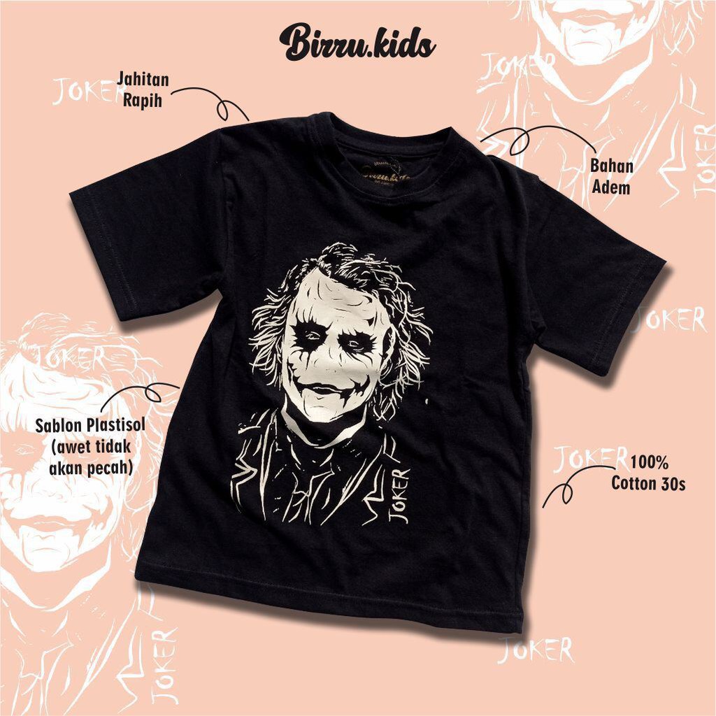 Baju Kaos Anak JOKER