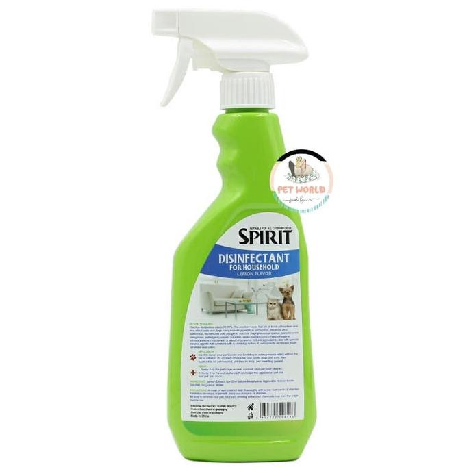

Spirit Pet Lemon Flavor Disinfectant Spray-Dog Pembunuh Bakteri Anjing