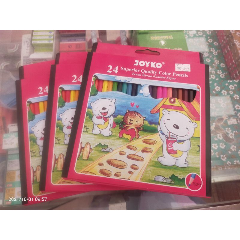 

PENSIL WARNA JOYKO / PENSIL WARNA / PULASAN JOYKO/ PENSIL WARNA ISI 24 / PULASAN /;JOYKO
