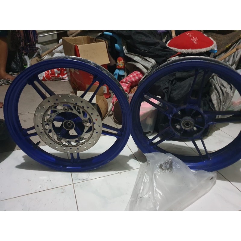 velg ori mx king warna biru