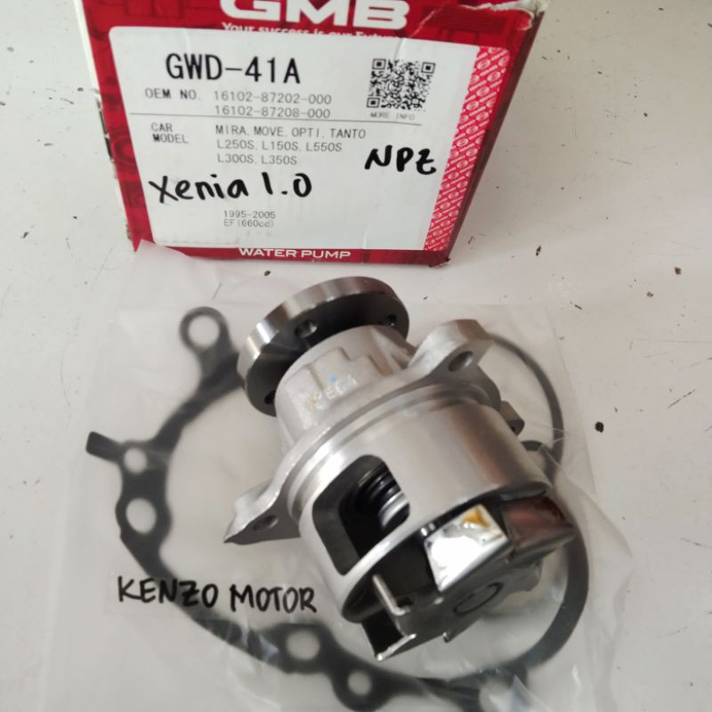 GWD 41A GMB JEPANG WATER PUMP POMPA AIR XENIA 1.0 1000 NON VVTI
