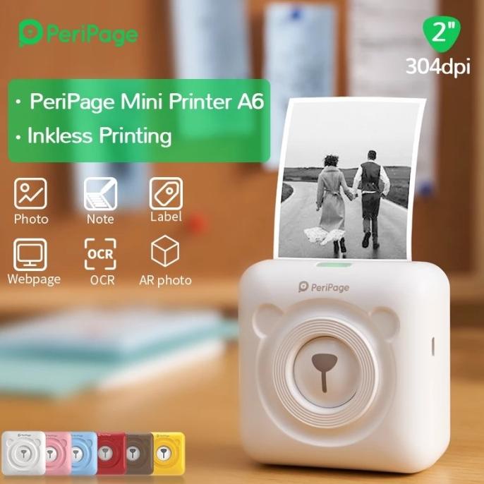 

Peripage Mini Pocket Wireless Bt Thermal Printer Picture Photo Label Ubeystore