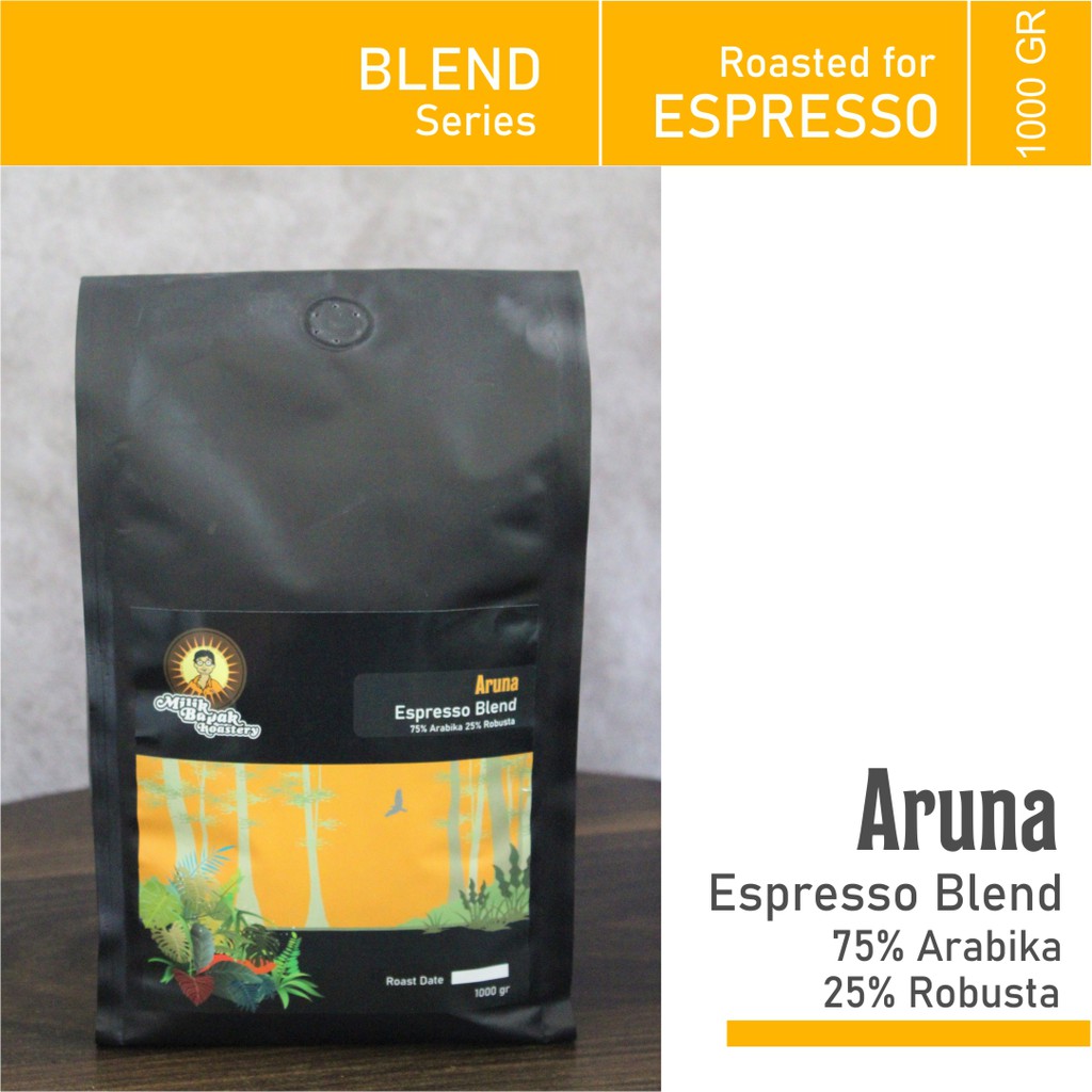

Kopi Blend Espresso ARUNA 1000 gr Biji/Bubuk