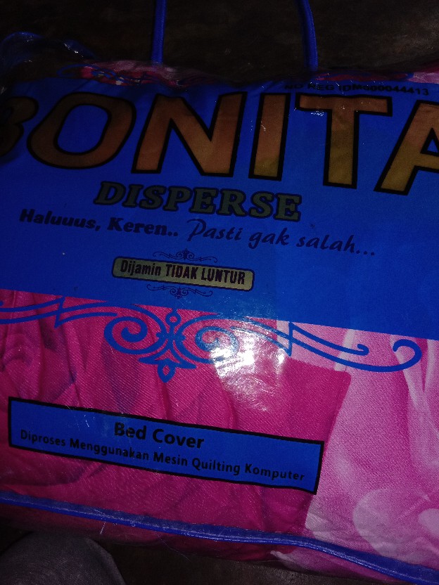 Bedcover + Sprei Bonita Rumbai King Size Uk 180x200 Pandora Lily Spazio Aurora Cactus Paris Wedding