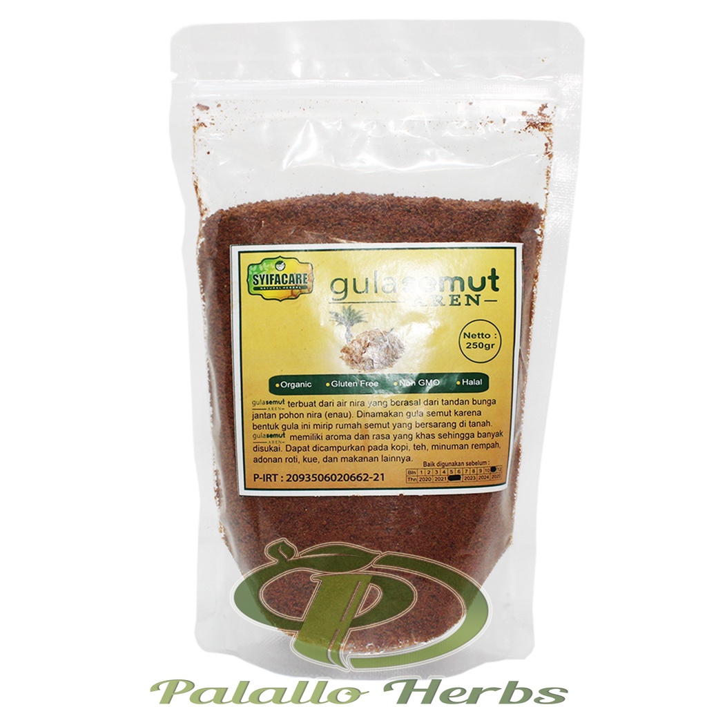 Gula Semut Aren Syifacare | Gula Aren Organic 250 gr Asli Original