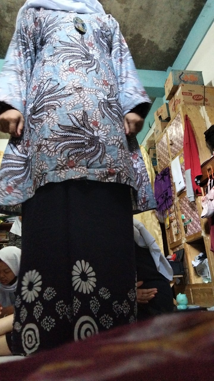 Atasan Tunik Batik Busui Kantor Terlaris Seragaman Modern Masakini