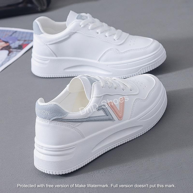 Sepatu Sneakers Wanita Putih Ori Dane and Dine Q1615