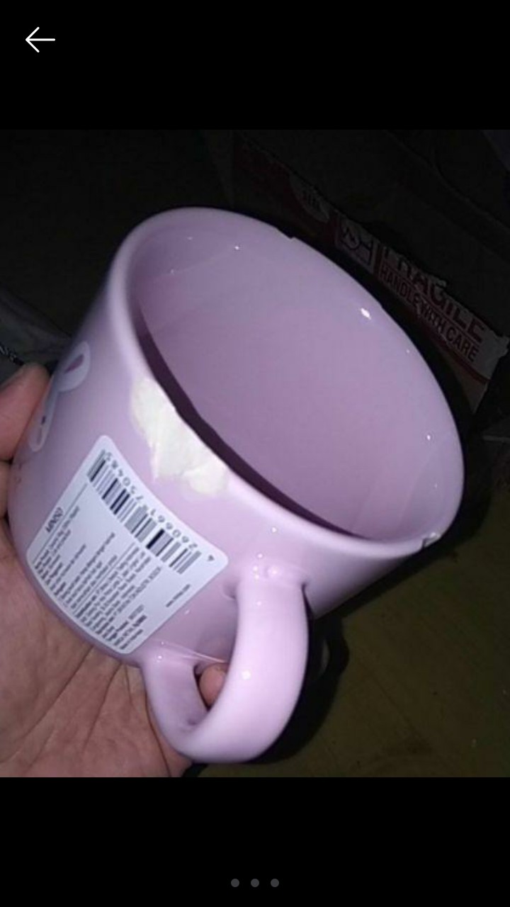 Miniso Cangkir Keramik Mug Gelas Lucu Gelas Ceramic Minum Susu Kopi Tumblr Dapur Rumah Kantor 330ml