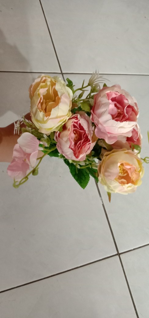 Bunga Peoni Rustic Mini /  Small Rustic Peony Bunch (b20004)