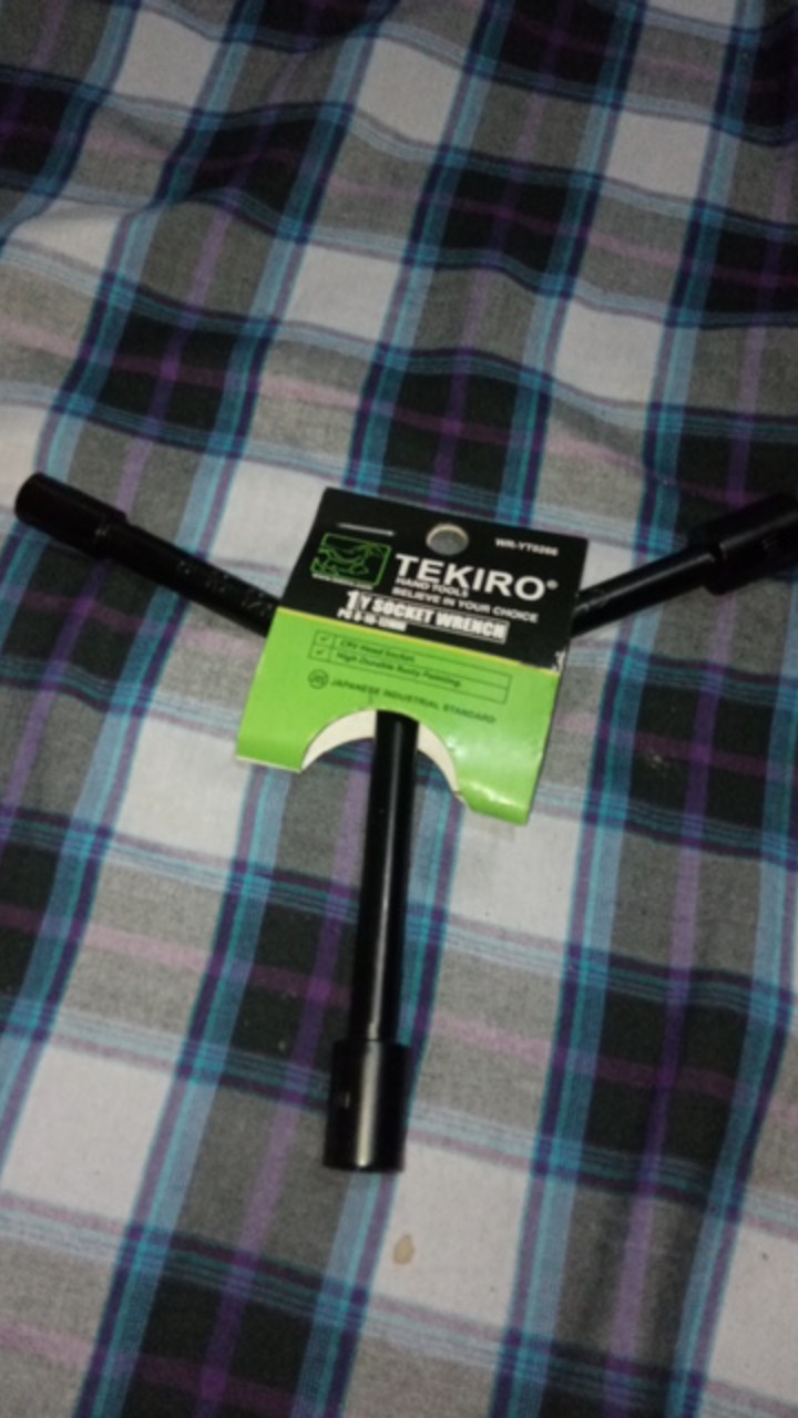 Kunci Sock Y Pendek 8 X 10 X 12 Mm Tekiro
