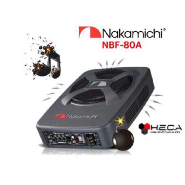 NAKAMICHI NBF 80A Subwoofer Active NBF80A Underseat NBF NAKAMICHI NBF 80A Subwoofer Active NBF80A Underseat NBF