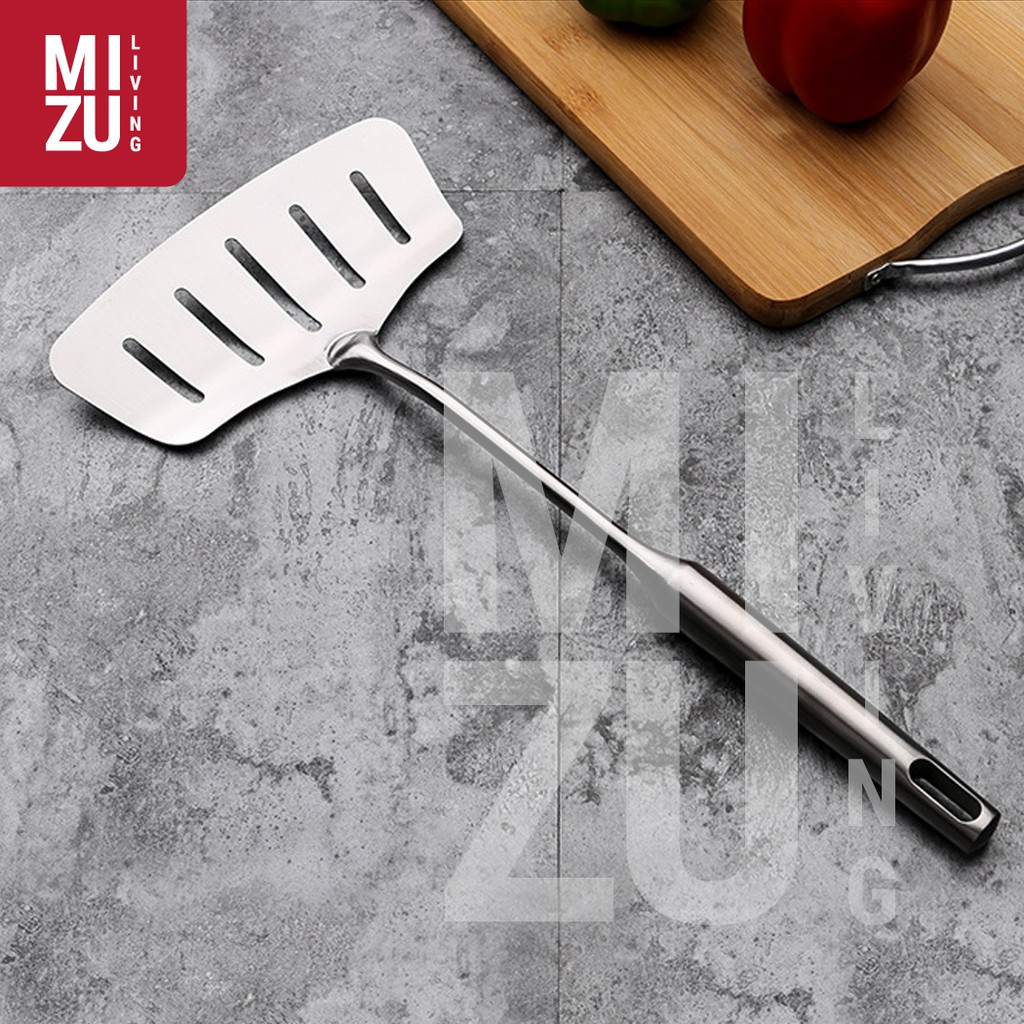 MAWARU UNICAST Slotted Spatula Turner Spatula Masak Full Stainless Steel