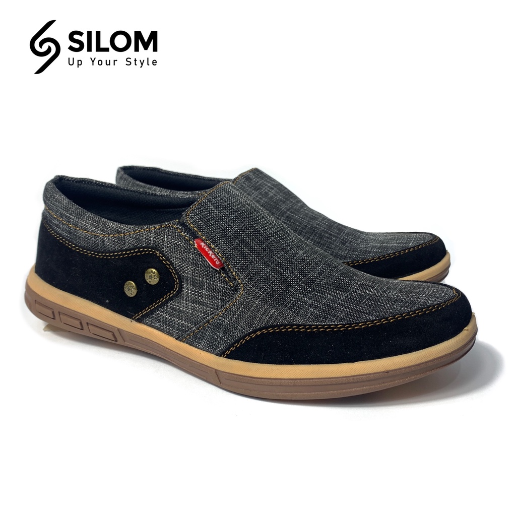 Sepatu Pria A-01 Edition Casual Kickers elegant model Sepatu Slip on Sepatu Santai Kerja Formal