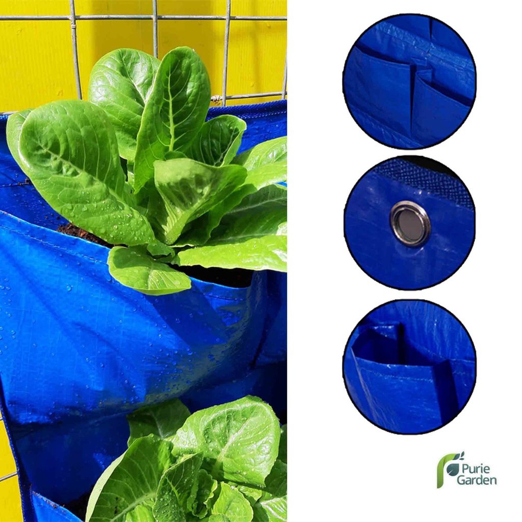 Wall Planter Bag Kantong Pot Tanaman Bunga Hias Gantung PG KDR