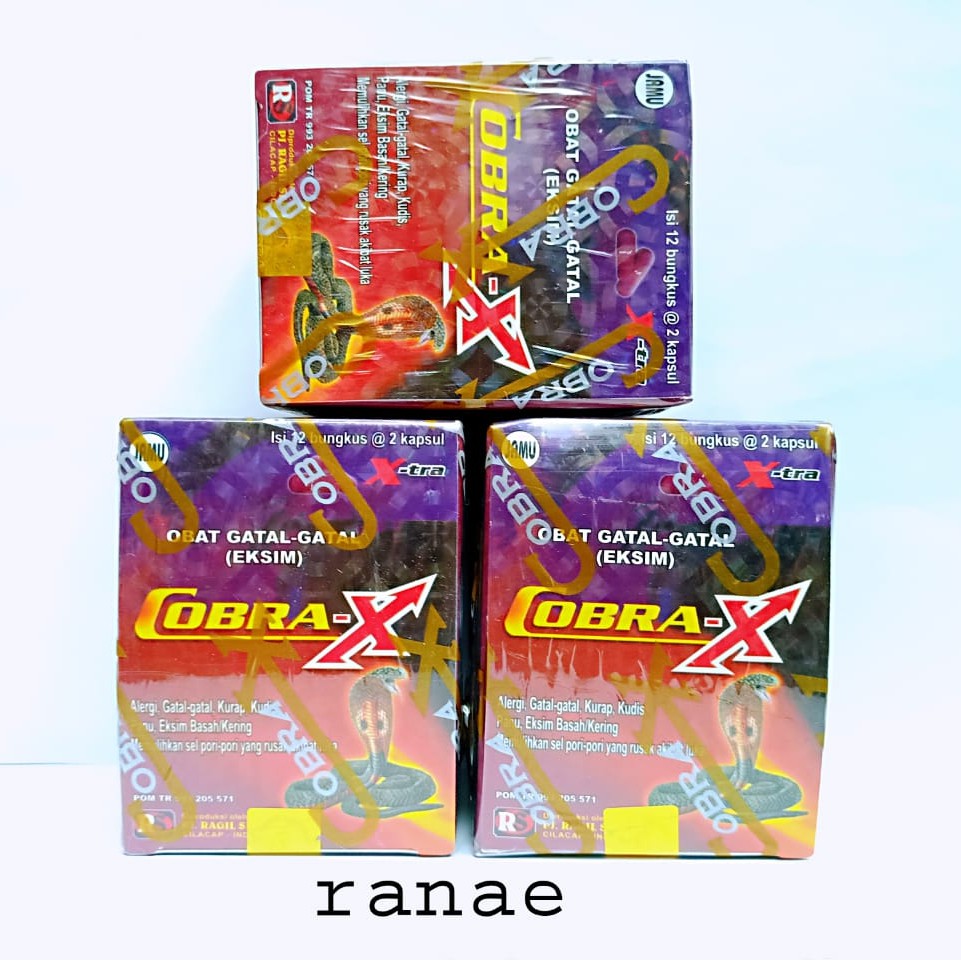 Kapsul Cobra X - Tra / Obat Gatal