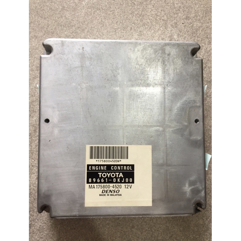 89661-0KJ00 ECU computer engine control fortuner hilux diesel manual