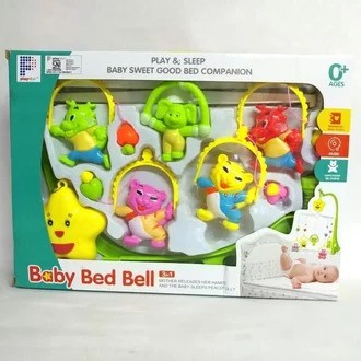 Mainan Bayi Playnfun Baby Bed Bell 3in1 Musical Mobile