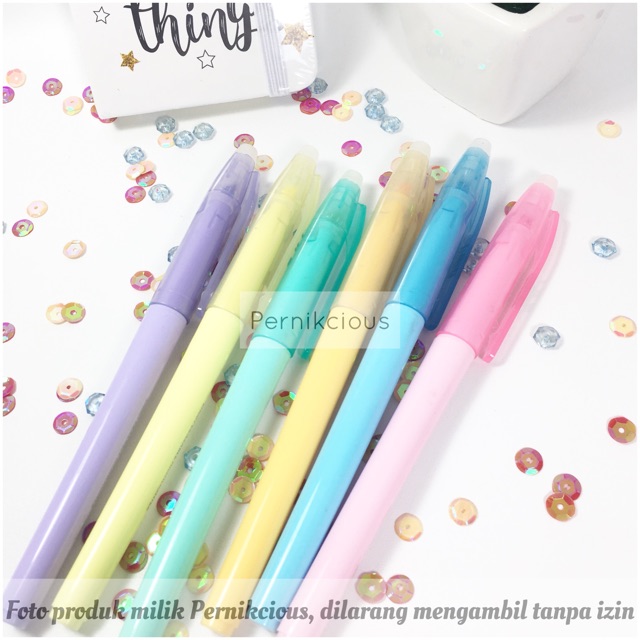

Pernikcious Highlighter Bisa Dihapus Warna Pastel Textliner Dapat Dihapus Erasable Highlighter