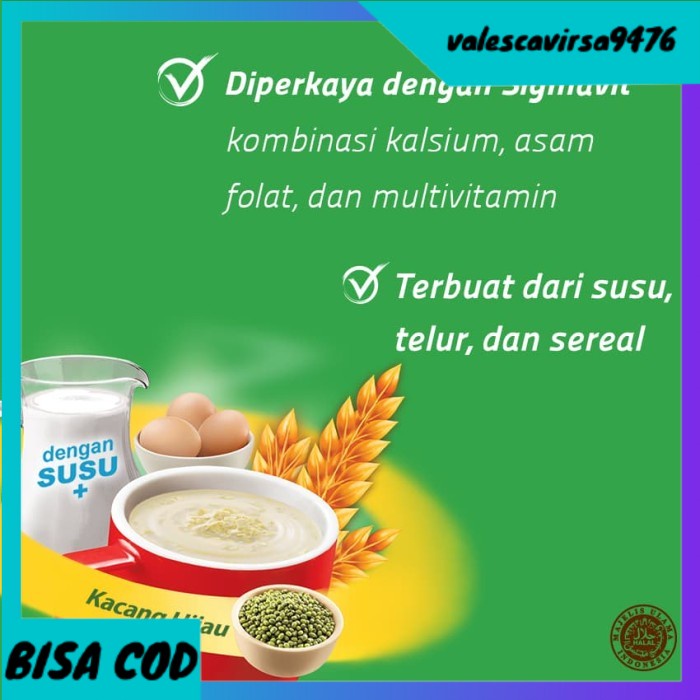 

⭐BISA COD⭐ Energen Kacang Hijau Bag 20 Sachet @31 Gr