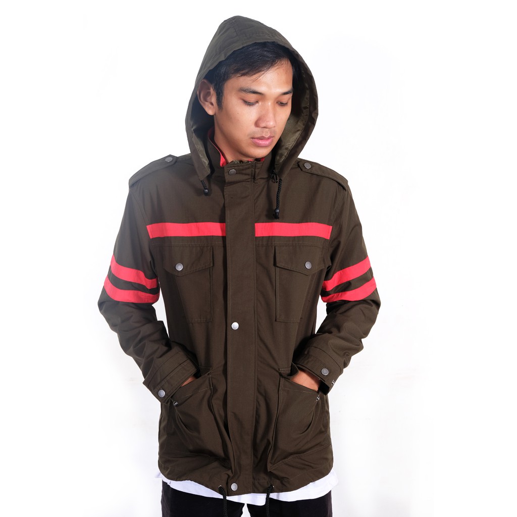 Zalekaid Jacket Long Parka Ribstop Pria/Wanita SMLXLXXL