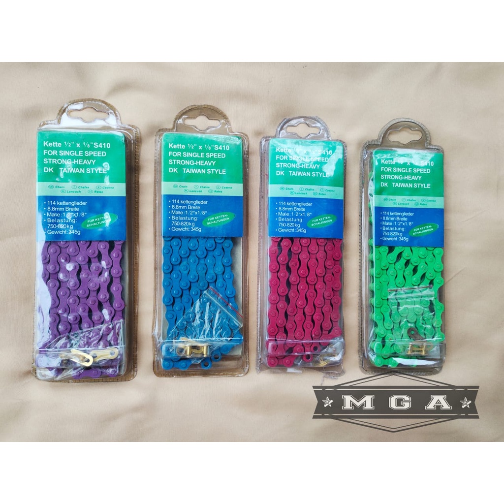 Rantai Sepeda Warna Single Speed Rantai Sepeda BMX Fixie