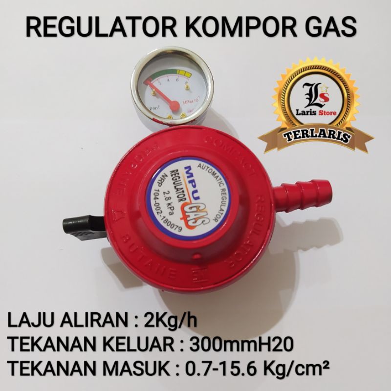 Regulator Kompor Gas LPG 3kg 12kg Berkualitas SNI