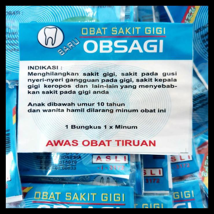 2 GIGI NUNGGAL PAK TANI - OBSAGI OSAGI obat sakit gigi - Obat sakit gigi berlubang dan gusi bengkak