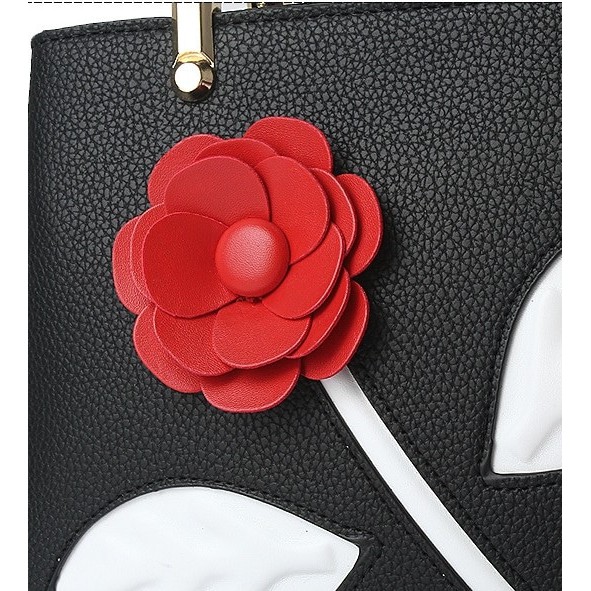 Tas Kerja Wanita / Handbag / Shoulder Bag Tas Import Wanita Bunga F27005