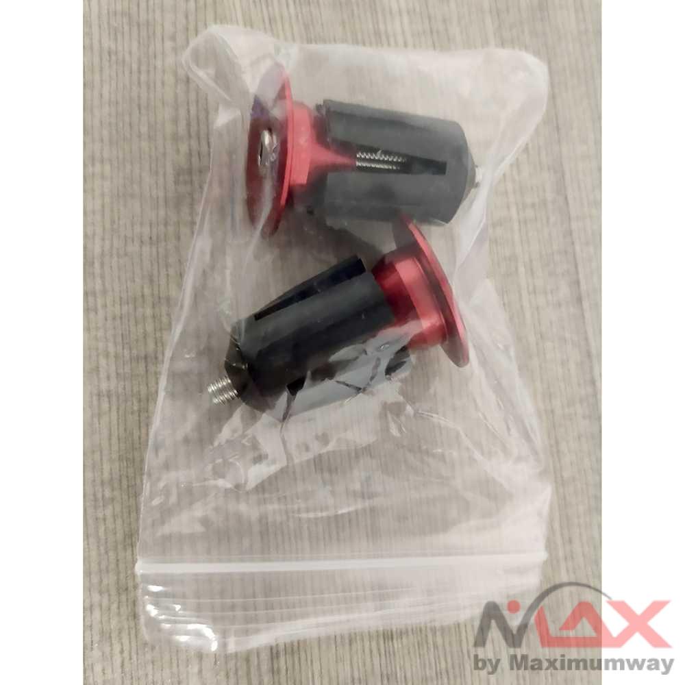 SPGOOD Bandul Colokan Ujung Batang Sepeda Bar End Plugs Bicycle CL84 Warna Merah