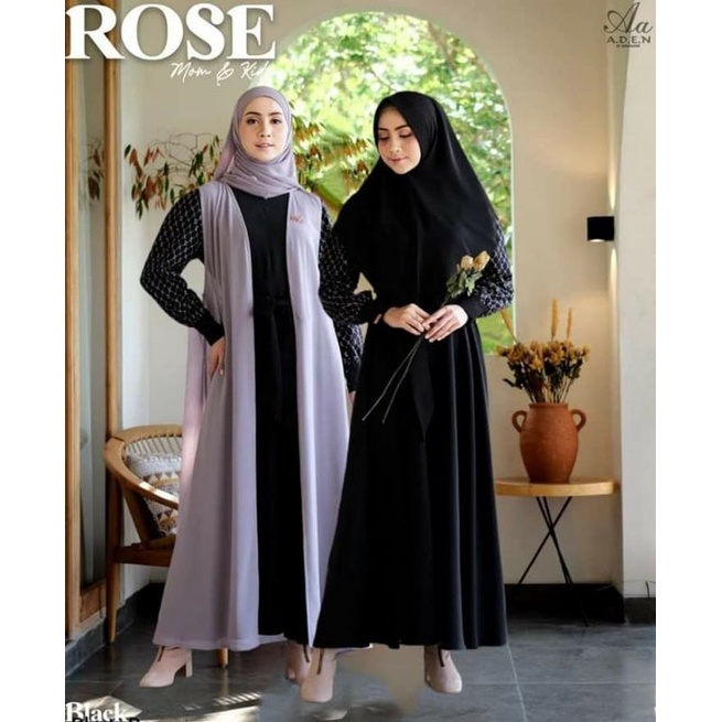 Rose dress by aden hijab
