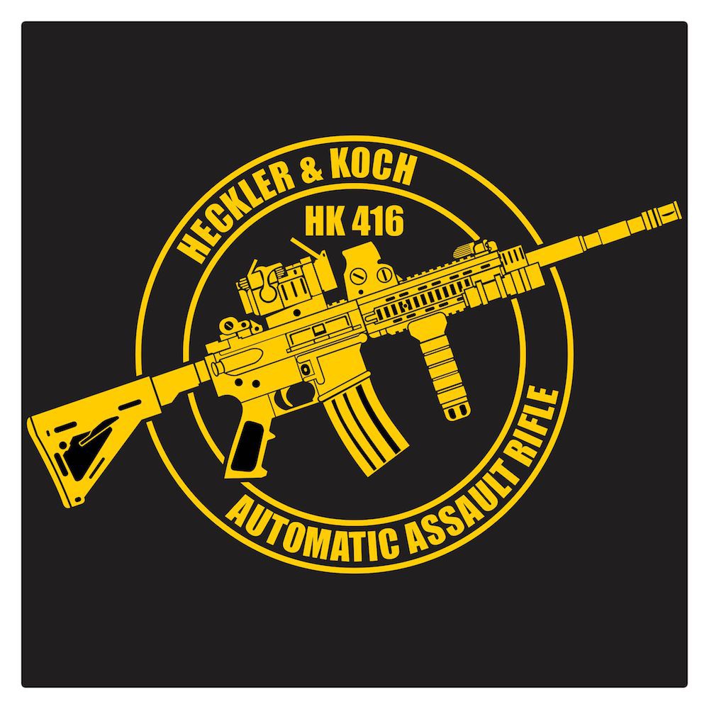 Heckler & Koch HK416 series 1 Cutting Sticker