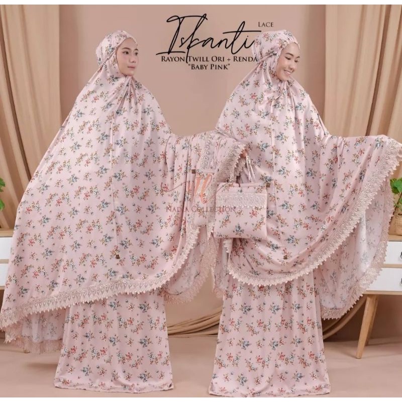 NADIA COLLECTION | MUKENA ISKANTI LACE/MUKENA LEBARAN 2026 MUKENA RAYON PREMIUM MUKENA MEWAH MUKENA 