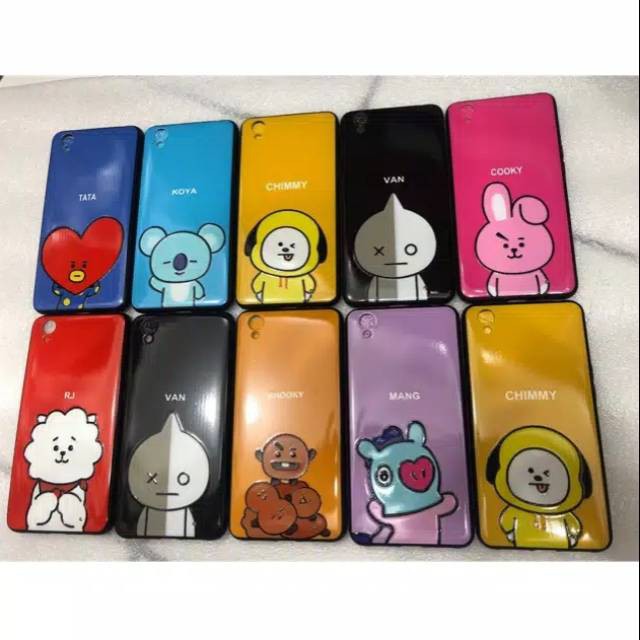Samsung A20s A10s A20 A30 J1 ace Fuze case BTS BT21 kpop kartun